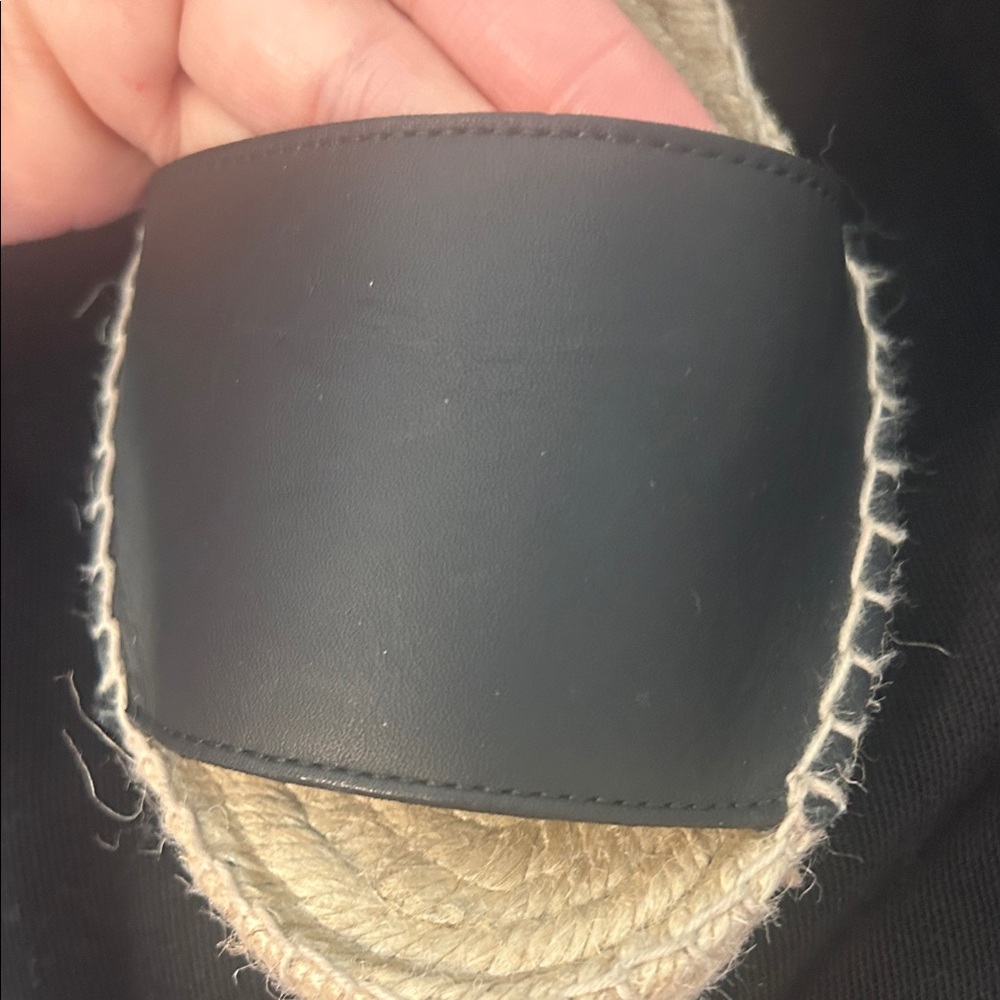 Vince Women's Black Espadrille Sandals Size 10 - Picture 3 of 10